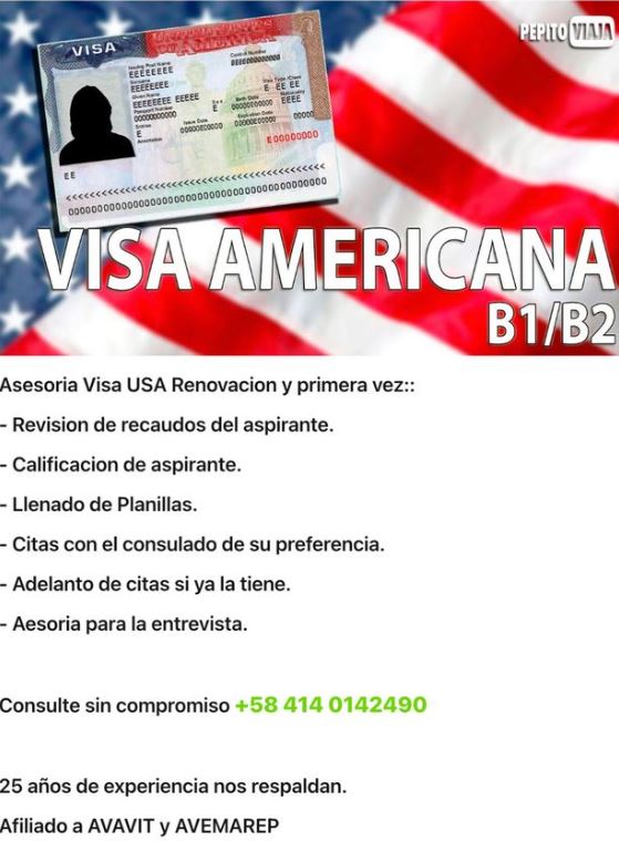 Visas USA primera vez y Renovacion